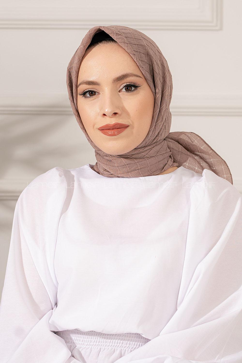 Modalamelif Yok Eşarp Toprak