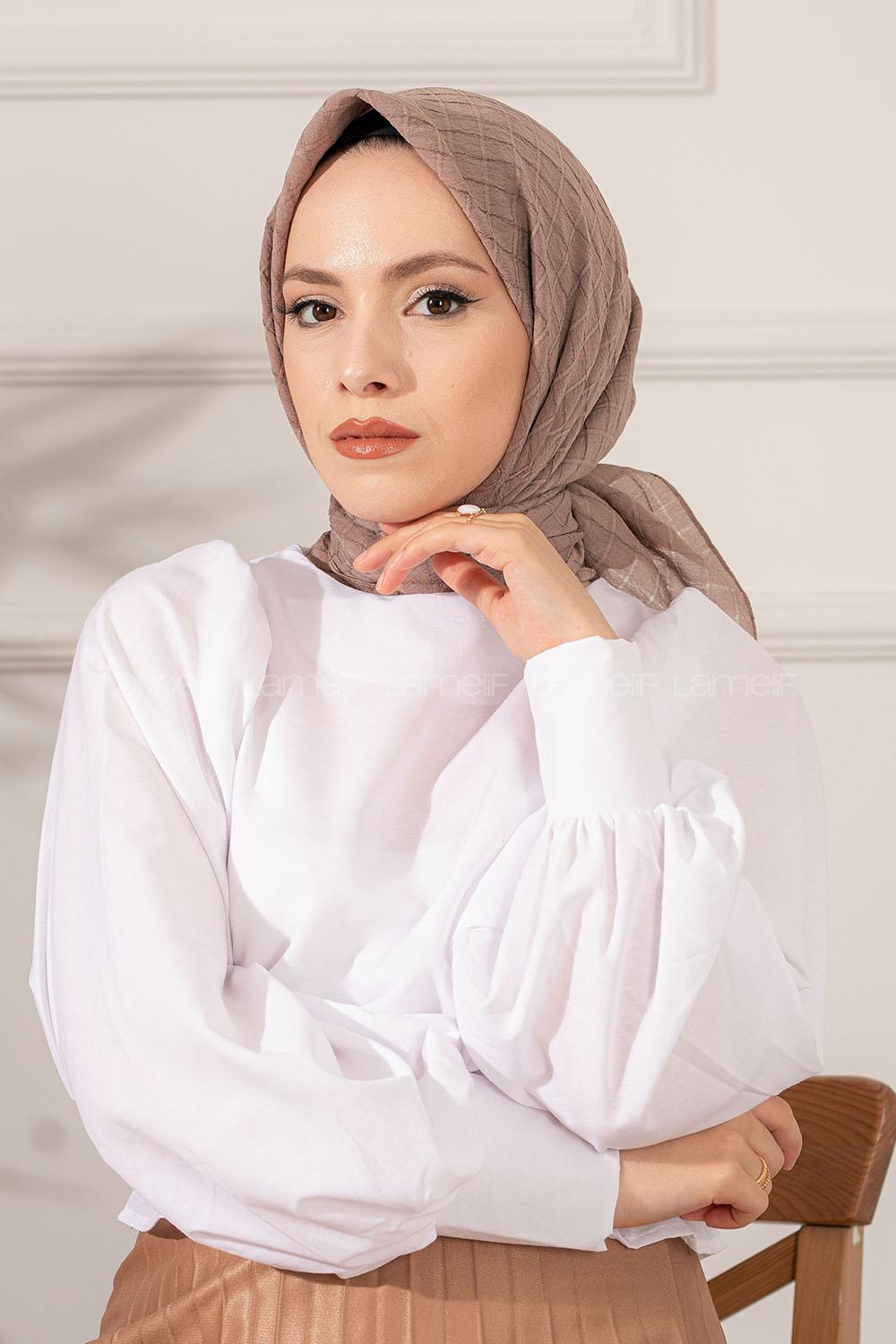 Modalamelif Yok Eşarp Toprak