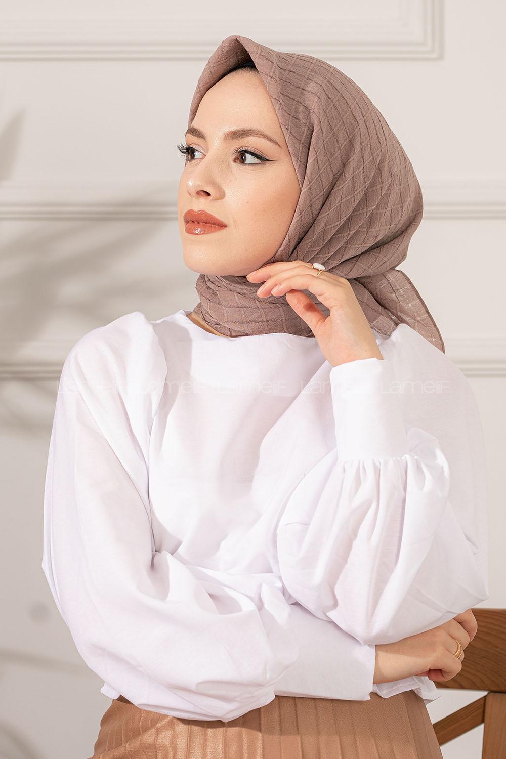 Modalamelif Yok Eşarp Toprak