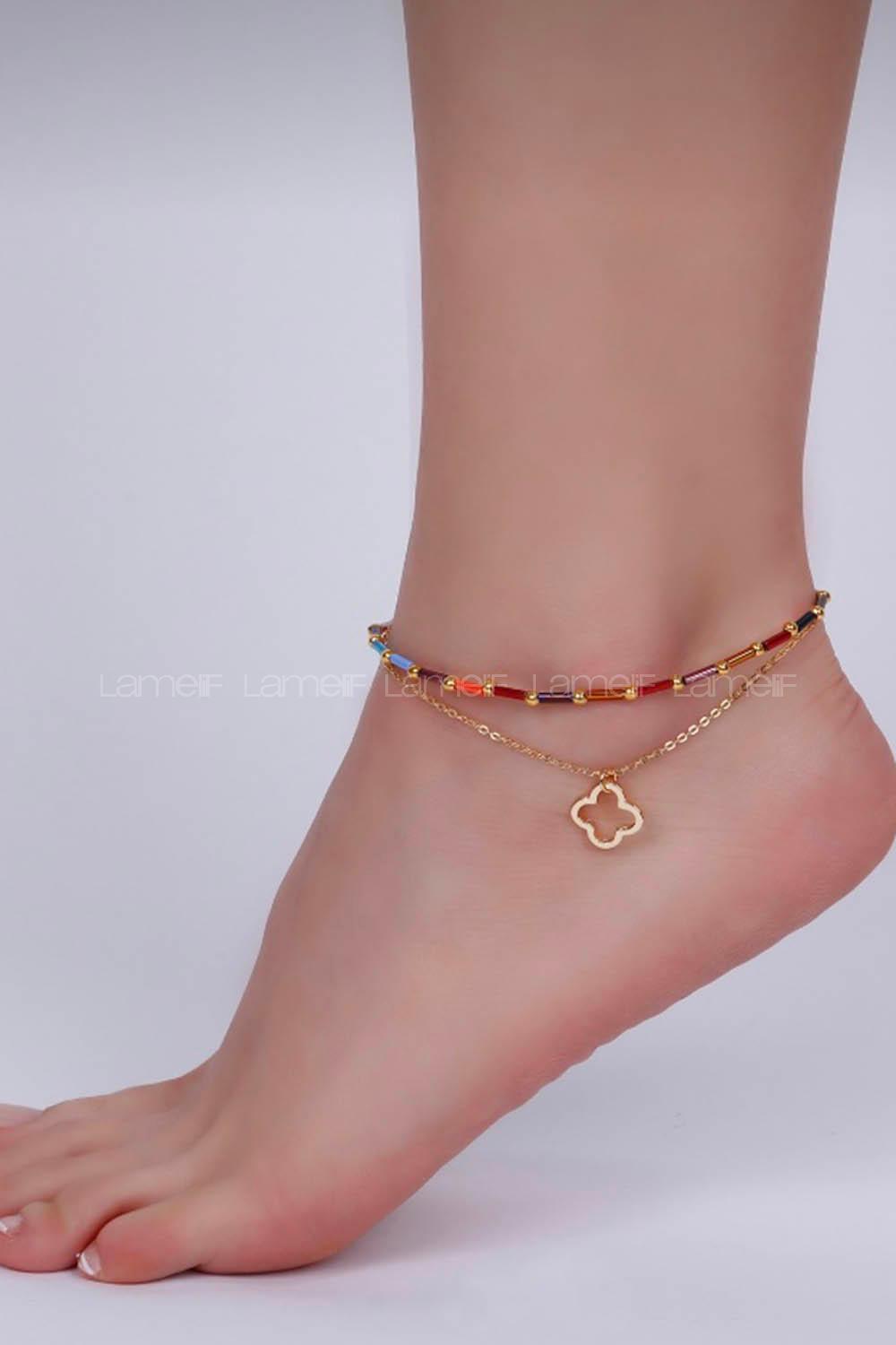 Modalamelif 2li Boncuk Halhal