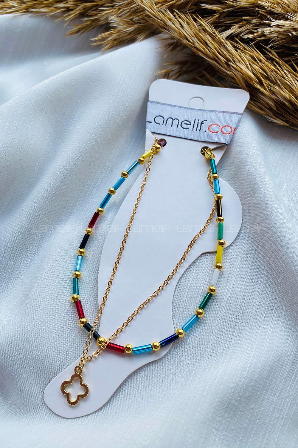 Modalamelif 2li Boncuk Halhal