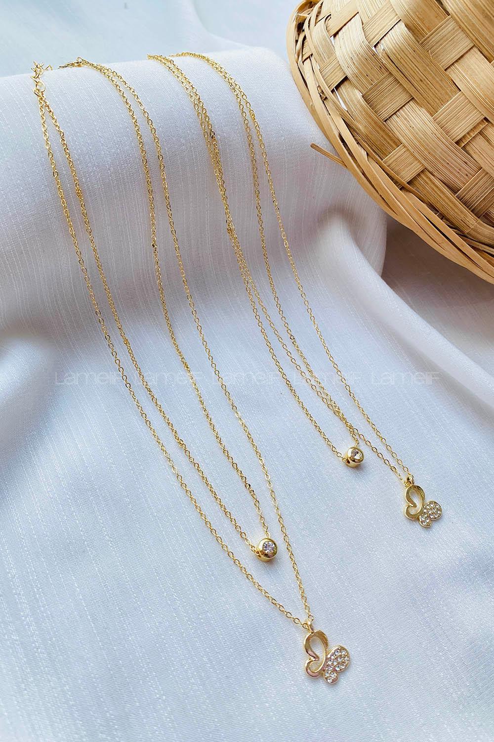 Modalamelif  Kelebek Kolye