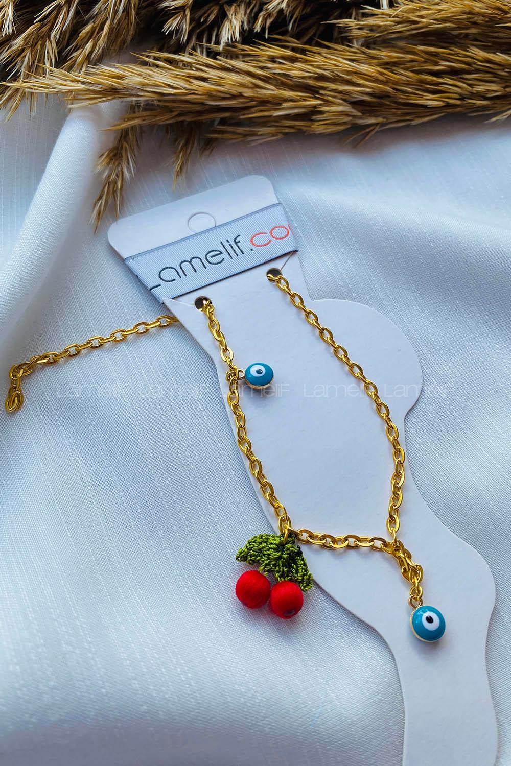 Modalamelif El Yapımı Kiraz Halhal