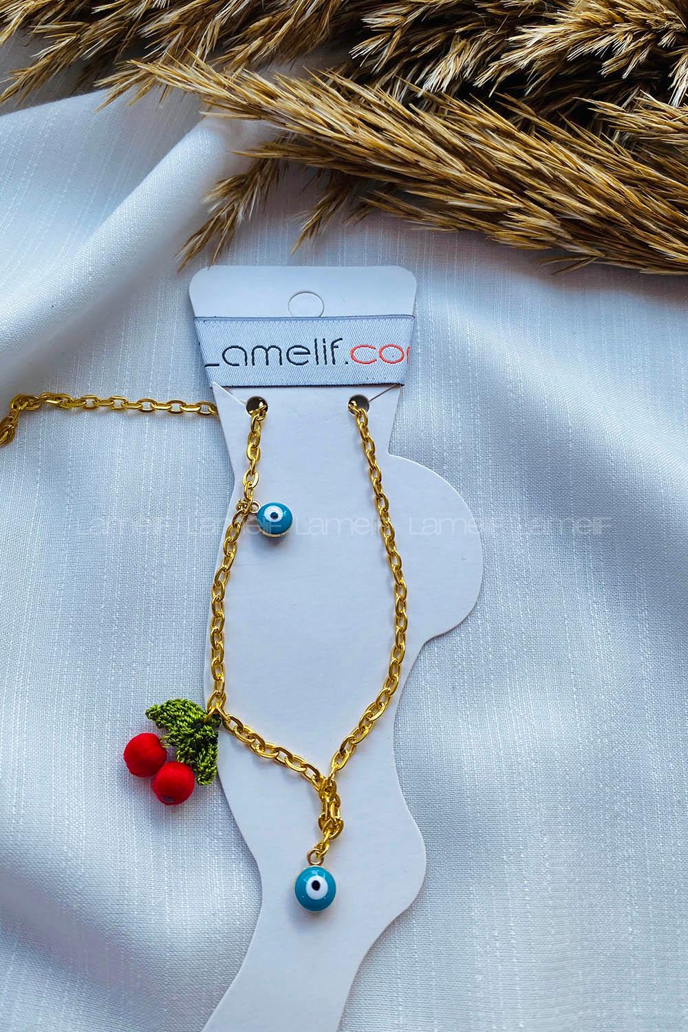 Modalamelif El Yapımı Kiraz Halhal