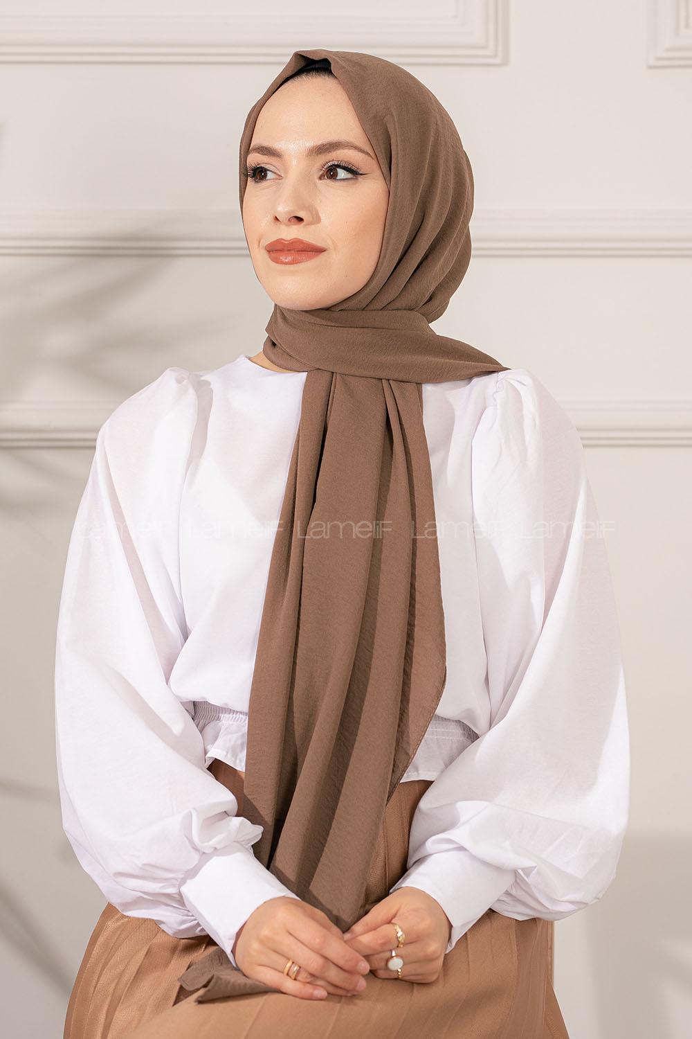 Modalamelif Soft Kahve  Caz Şal