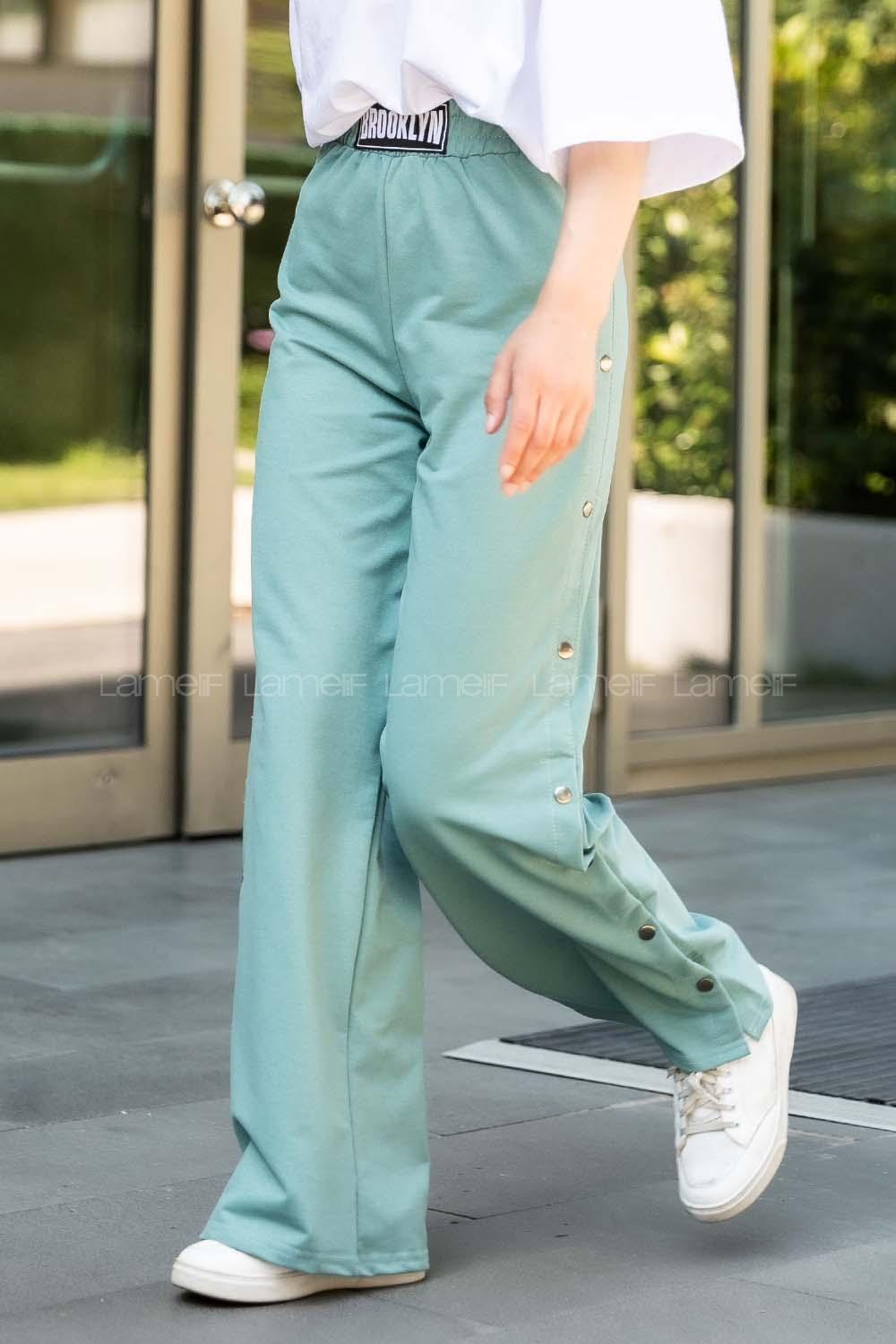 Modalamelif Brooklyn Yanı Çıtçıtlı Eşofman Mint