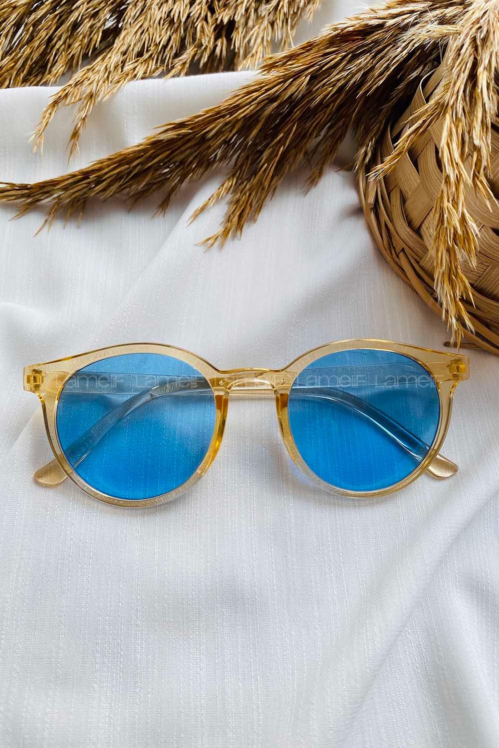 Modalamelif Mavi Rosa Kemik Çerçeve Güneş Gözlüğü