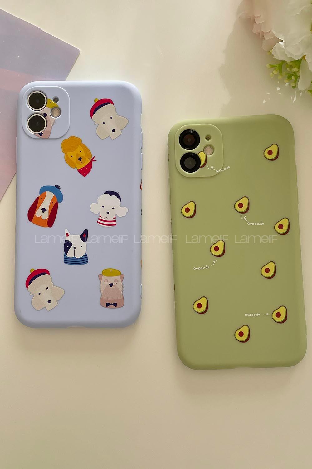 Modalamelif ıPhone 11 Avakado Baskılı Telefon Kılıfı