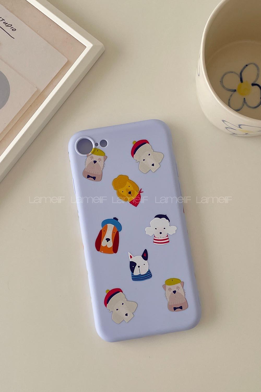 Modalamelif ıPhone 7/8 Dog Baskılı Telefon Kılıfı