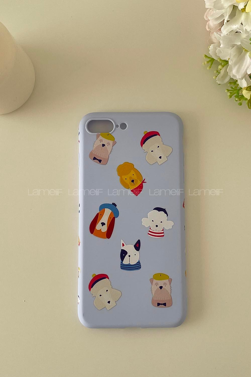 Modalamelif ıPhone 7/8 Plus Dog Baskılı Telefon Kılıfı