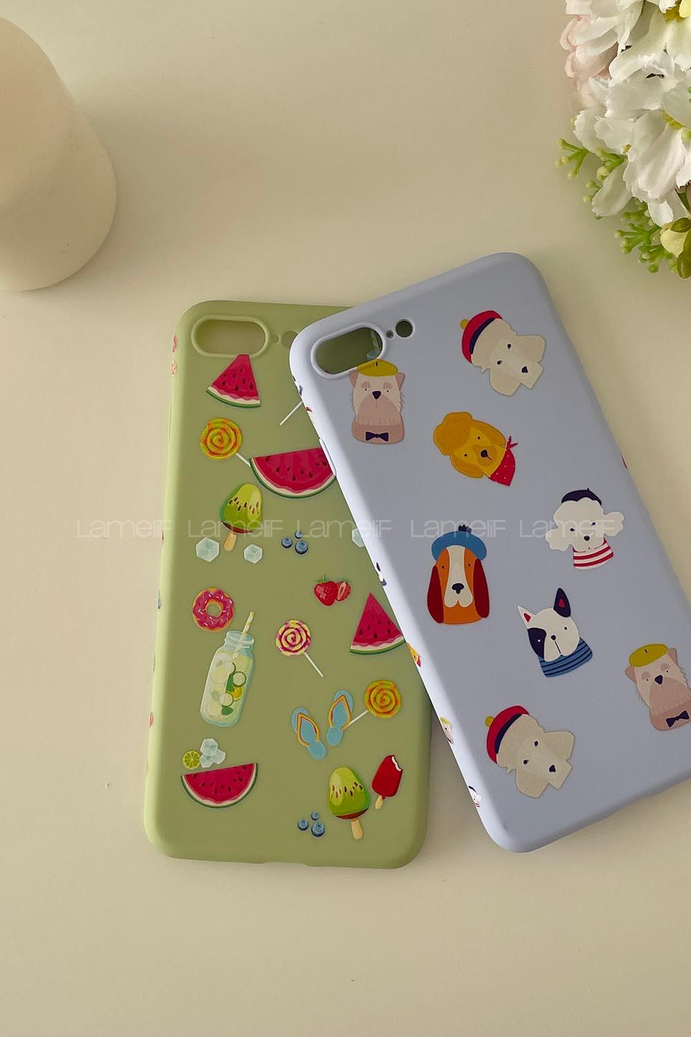 Modalamelif ıPhone 7/8 Plus Dog Baskılı Telefon Kılıfı