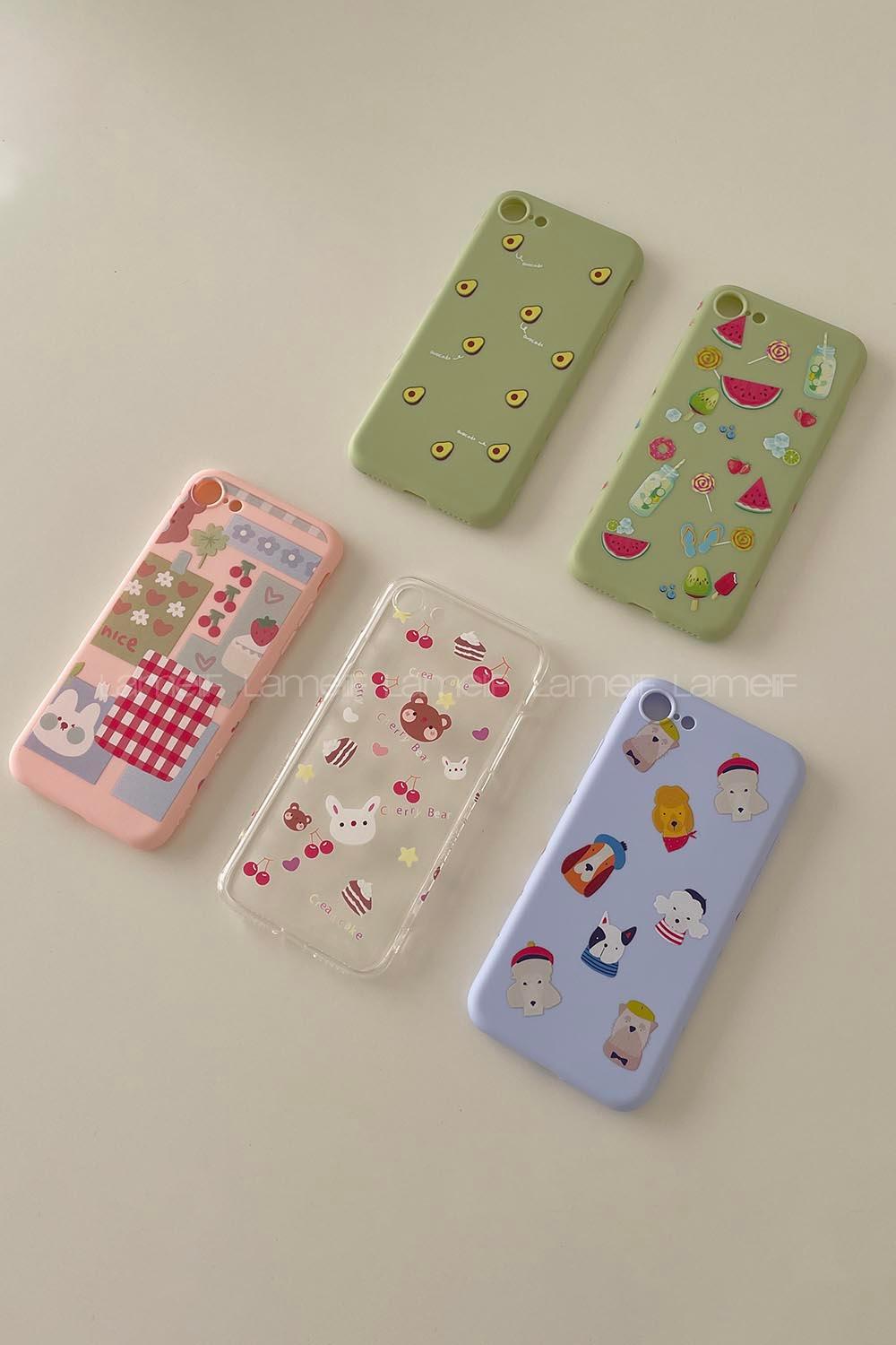 Modalamelif ıPhone 7/8 Stickers Baskılı Telefon Kılıfı