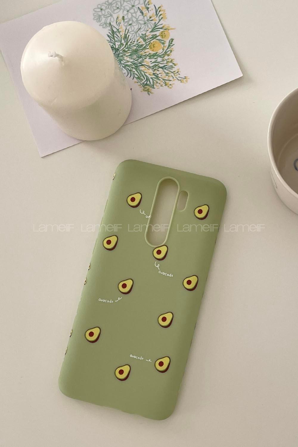 Modalamelif Redmi Note 8 Pro Avakado Baskılı Telefon Kılıfı