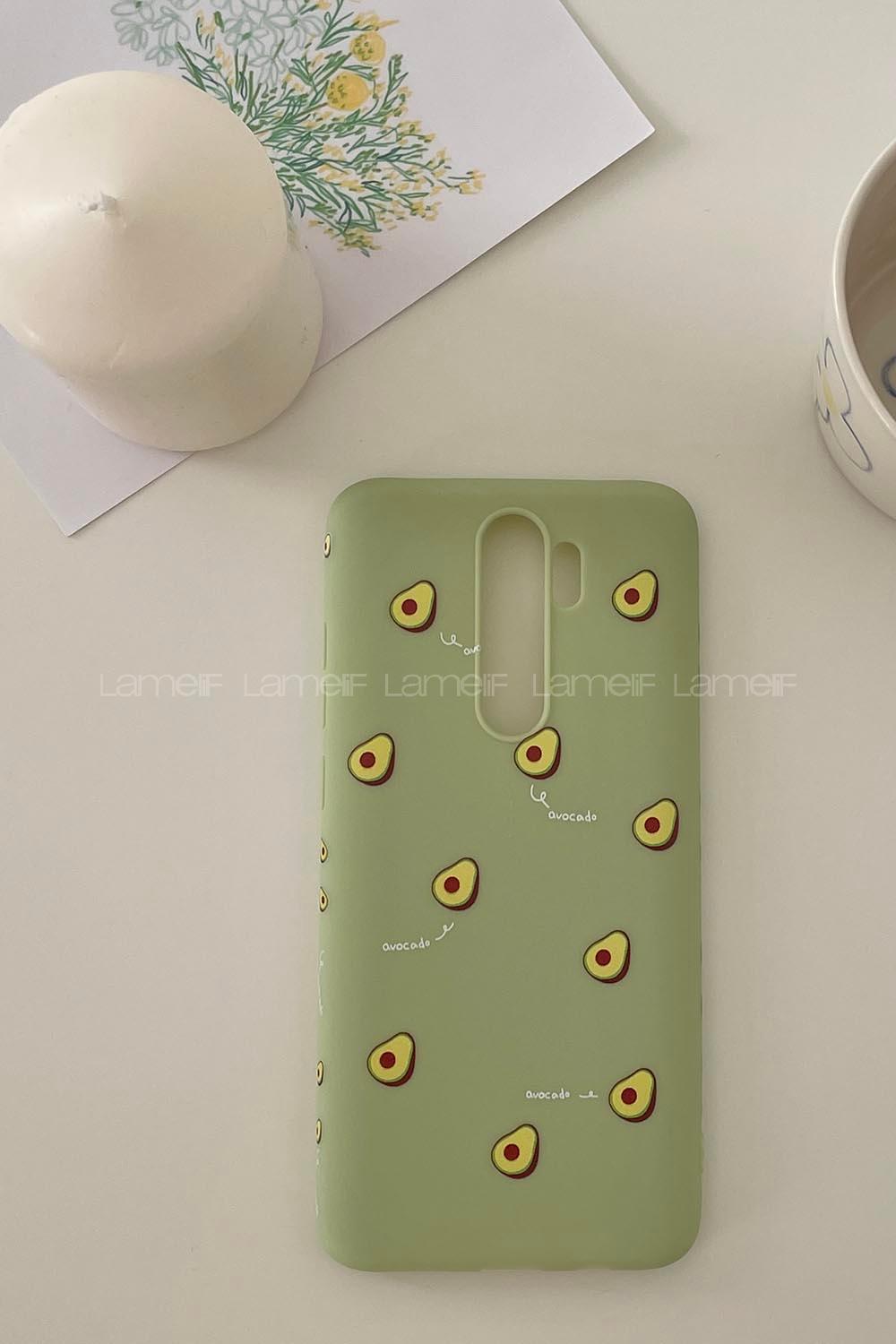 Modalamelif Redmi Note 8 Pro Avakado Baskılı Telefon Kılıfı
