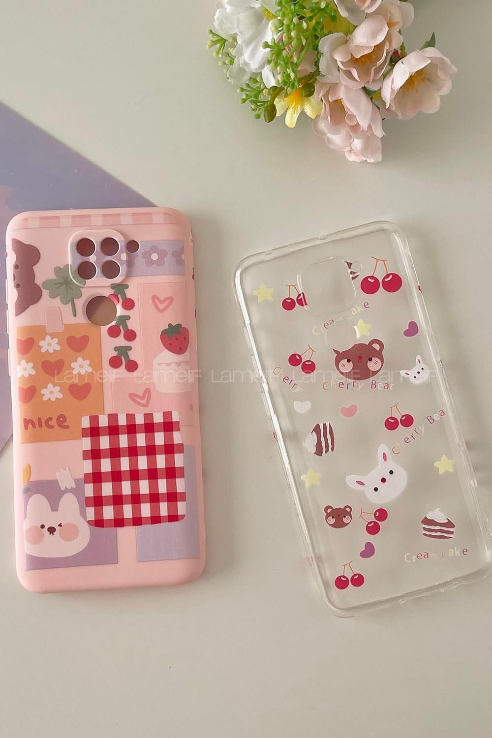 Modalamelif Redmi Note 9 Baskılı Telefon Kılıfı Pudra