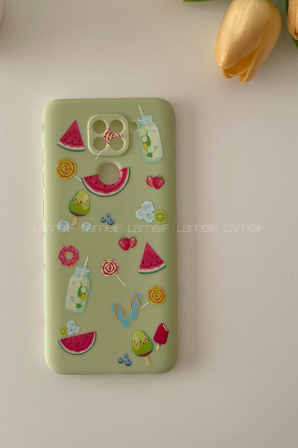 Modalamelif Redmi Note 9 Stickers Baskılı Telefon Kılıfı