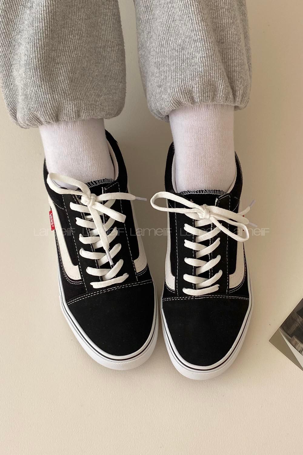 Modalamelif Siyah Kibar Görünümlü Spor Ayakkabı