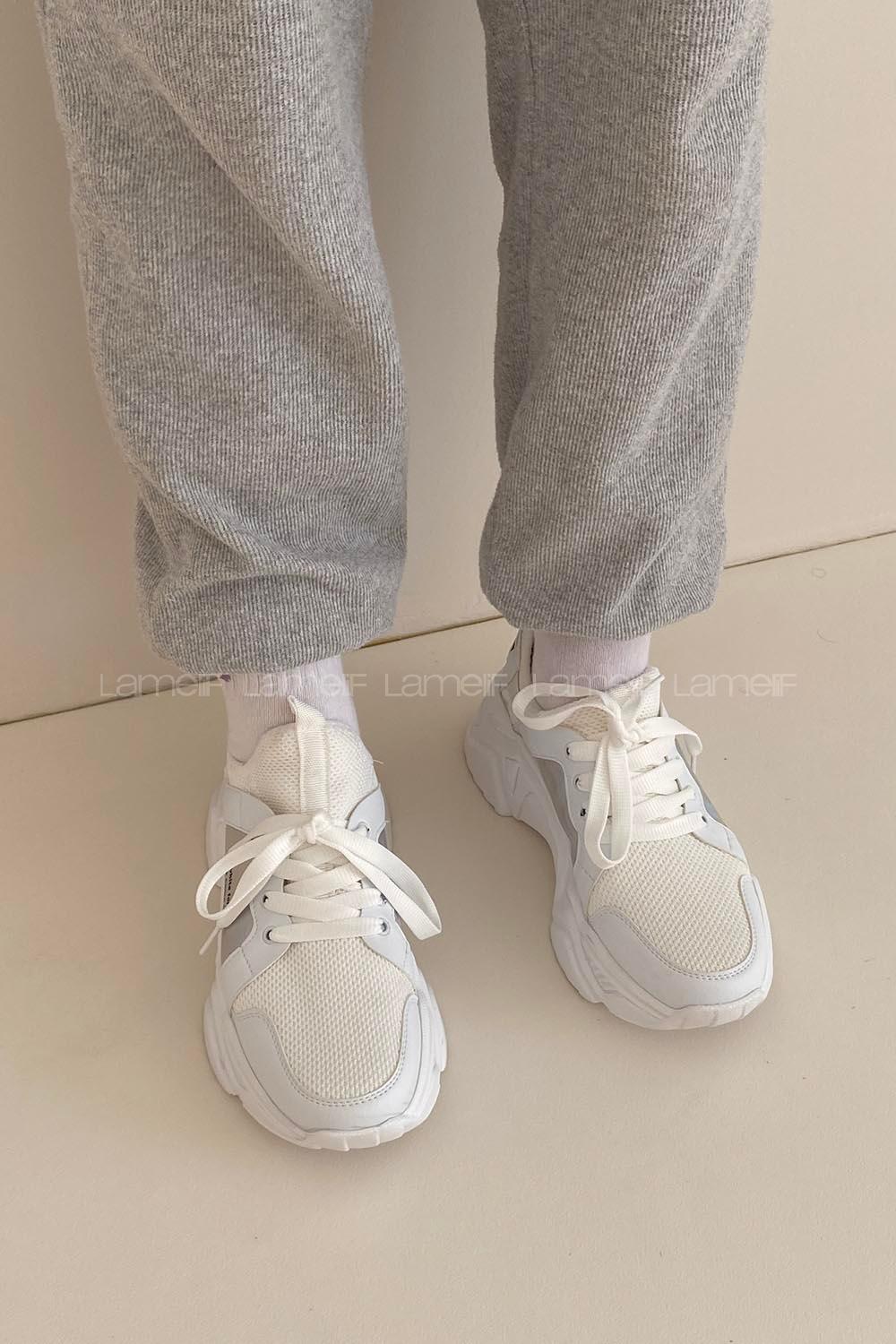 Modalamelif Yüksek Taban Beyaz Spor Ayakkabı