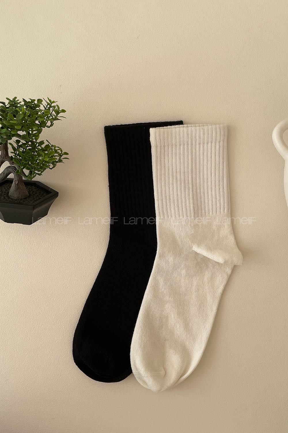 Lamelif Kolej Çorap 2lı Paket