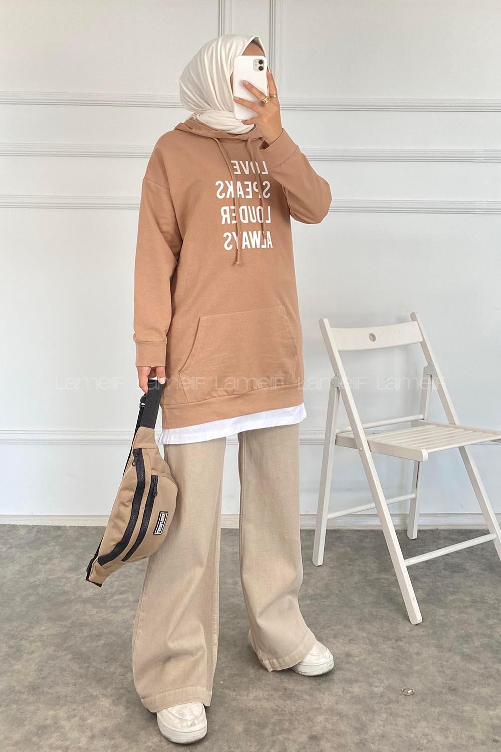 Modalamelif Love Speaks Sweat Sütlü Kahve