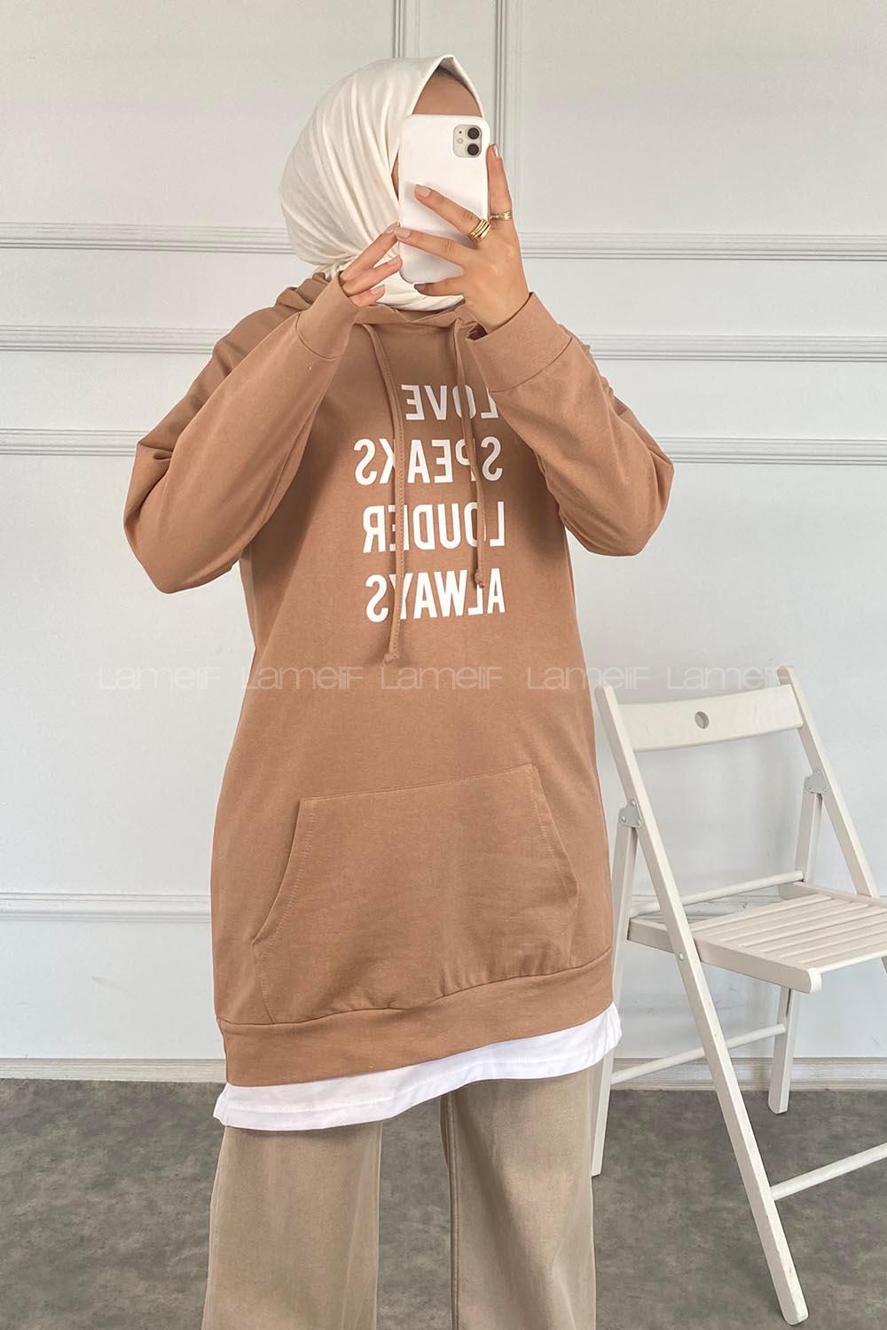 Modalamelif Love Speaks Sweat Sütlü Kahve