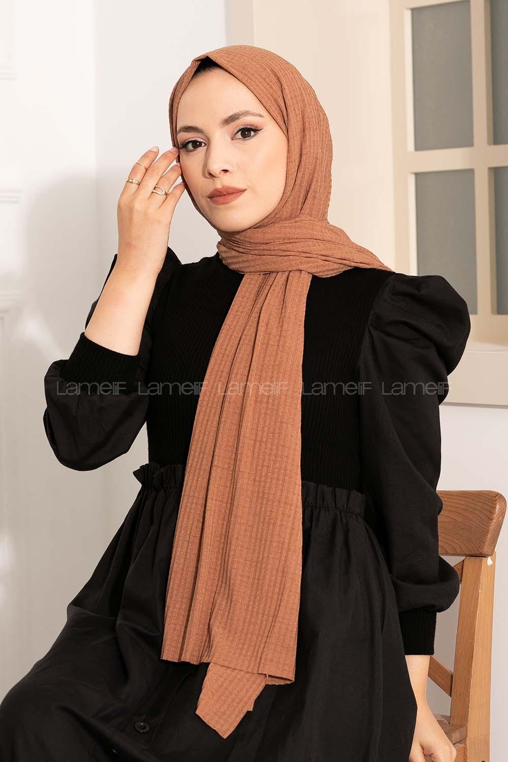 Modalamelif Compy Penye Şal Sütlü Kahve