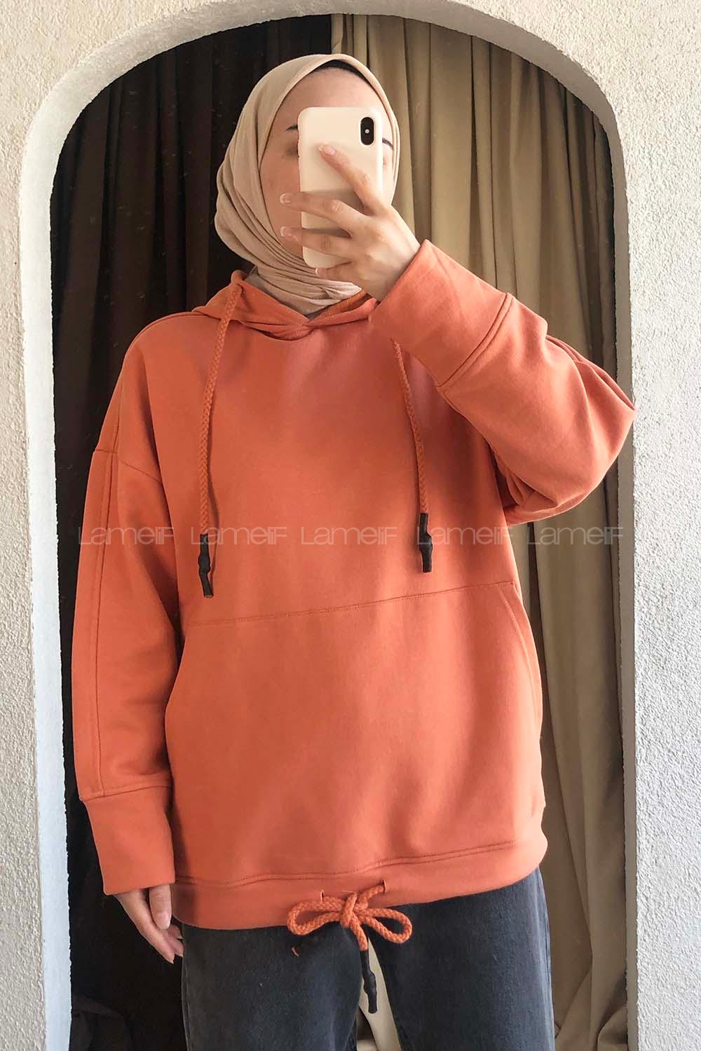 Modalamelif  Berendıne Z Üç İplik Sweat Somon