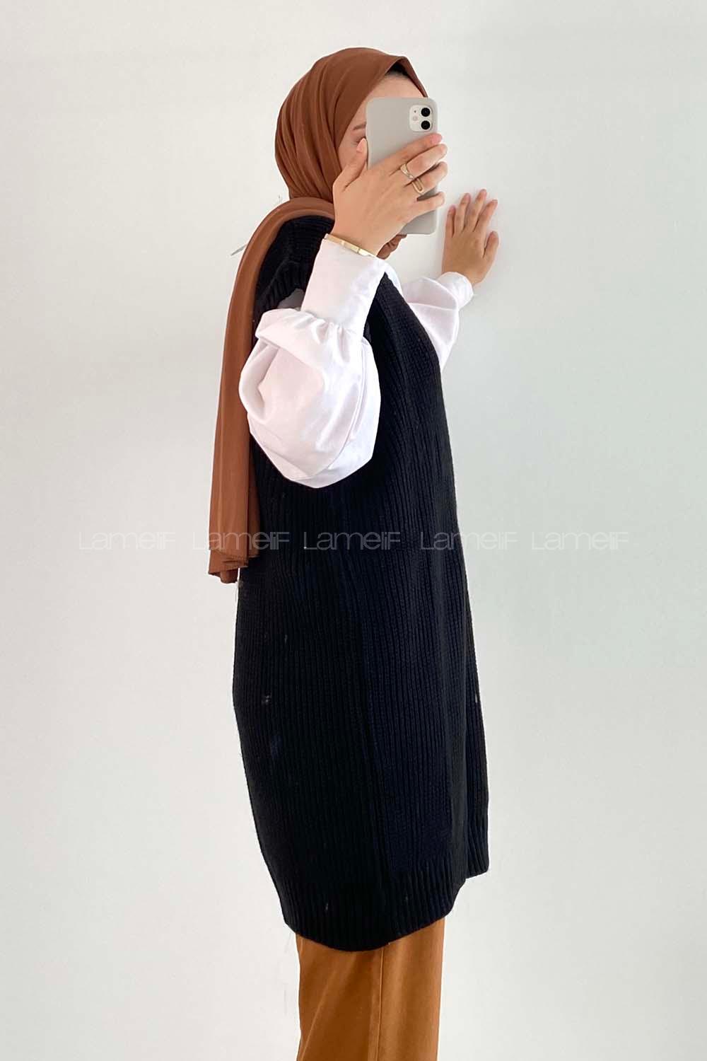 Black V Neck Knitwear Knitwear