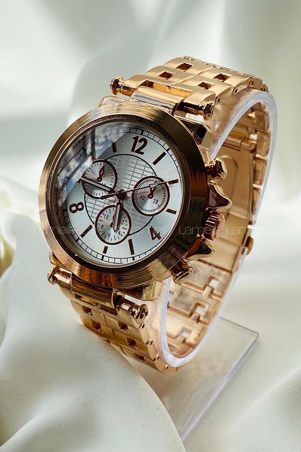 Modalamelif Rose Gold Çelik Kordon Kol Saati