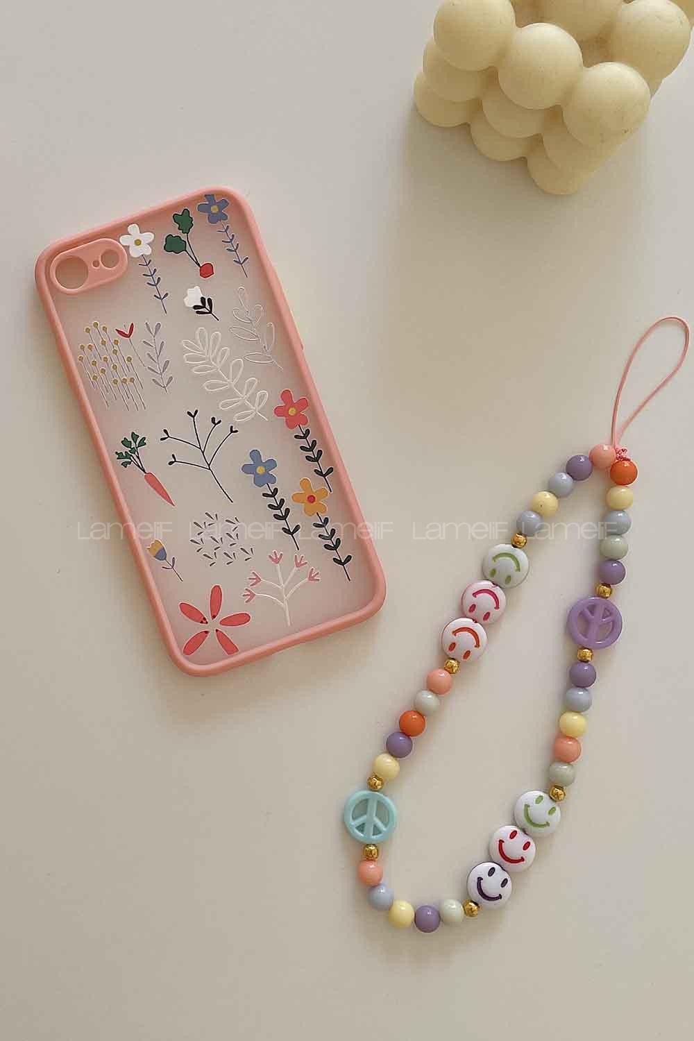 Modalamelif Gülücük Emojili Telefon ipi