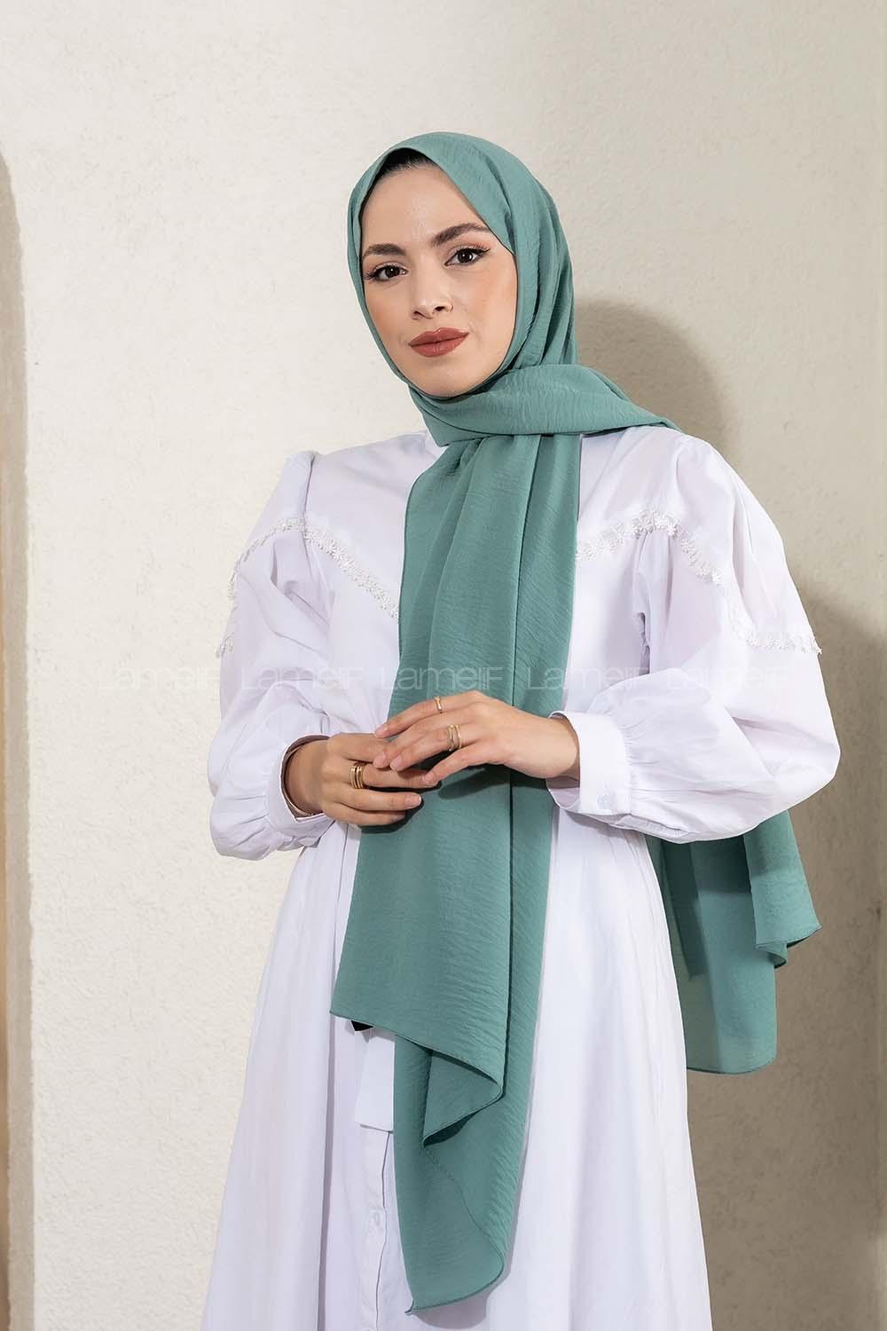 Modalamelif Çağla Yeşili Caz Şal