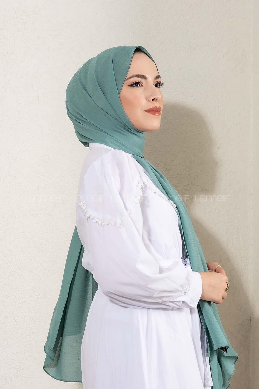 Modalamelif Çağla Yeşili Caz Şal