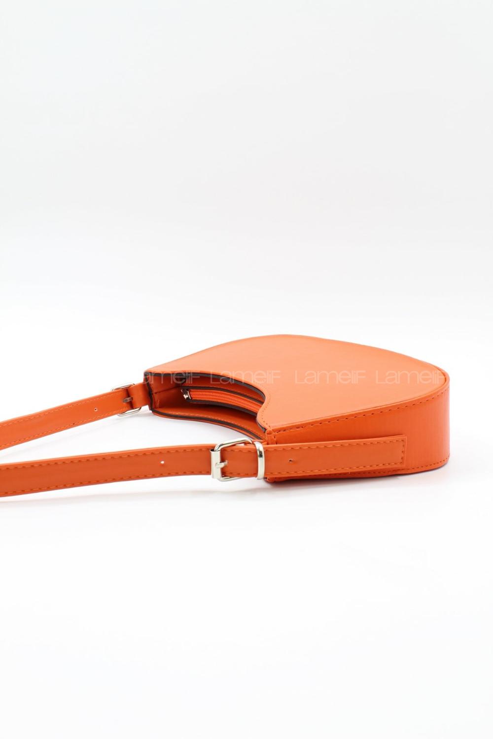 Lamelif Baget Omuz Kadın Çanta Turuncu