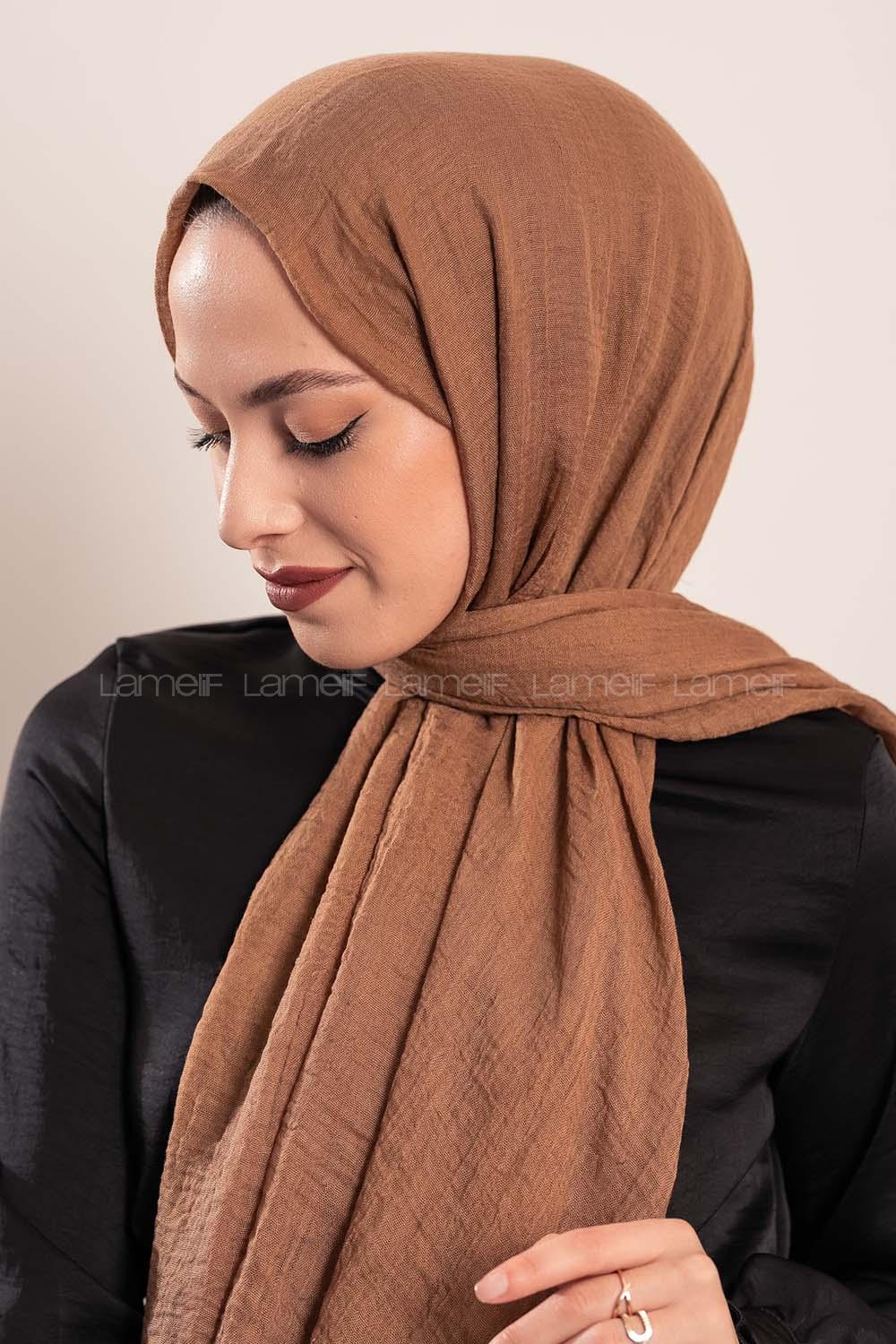Gunpowder Cotton Fabric Straight Shawl