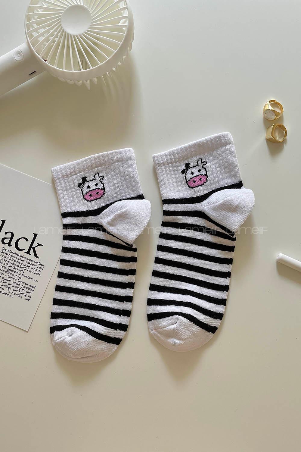 White Black Sock