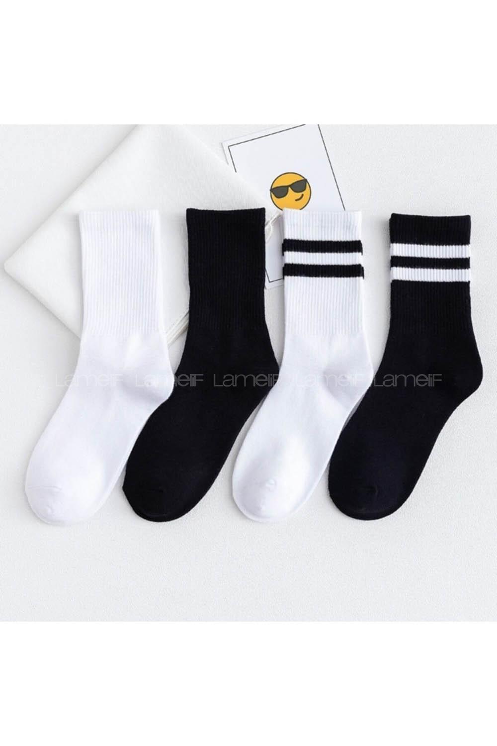 Black White Sock