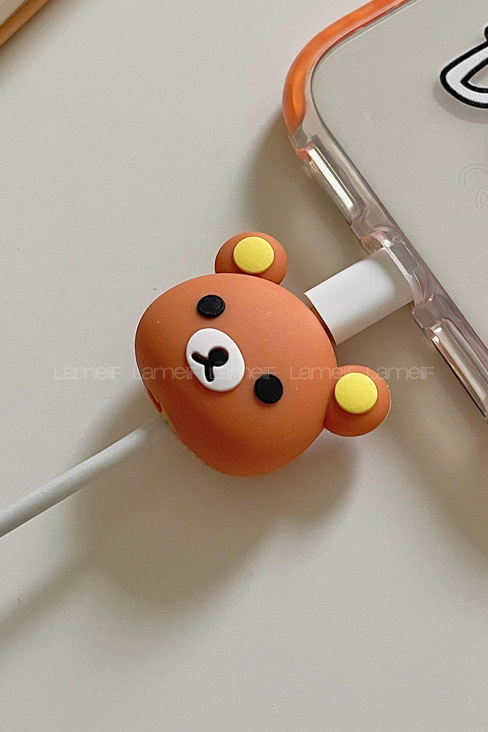 Brown Printed Phone Case