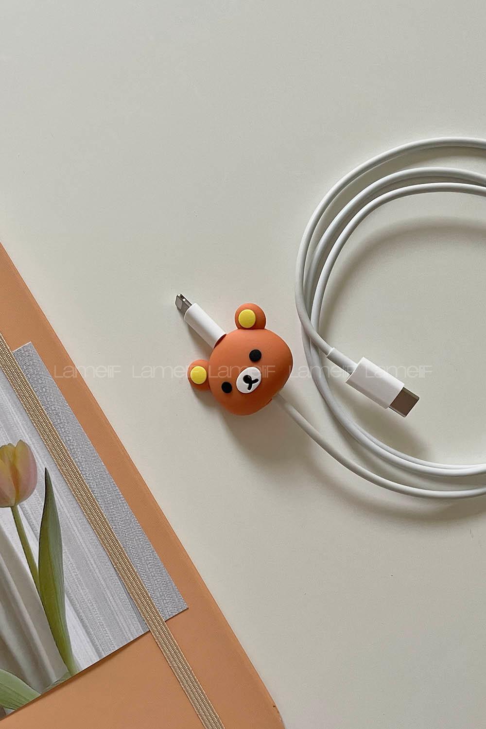 Brown Printed Phone Case