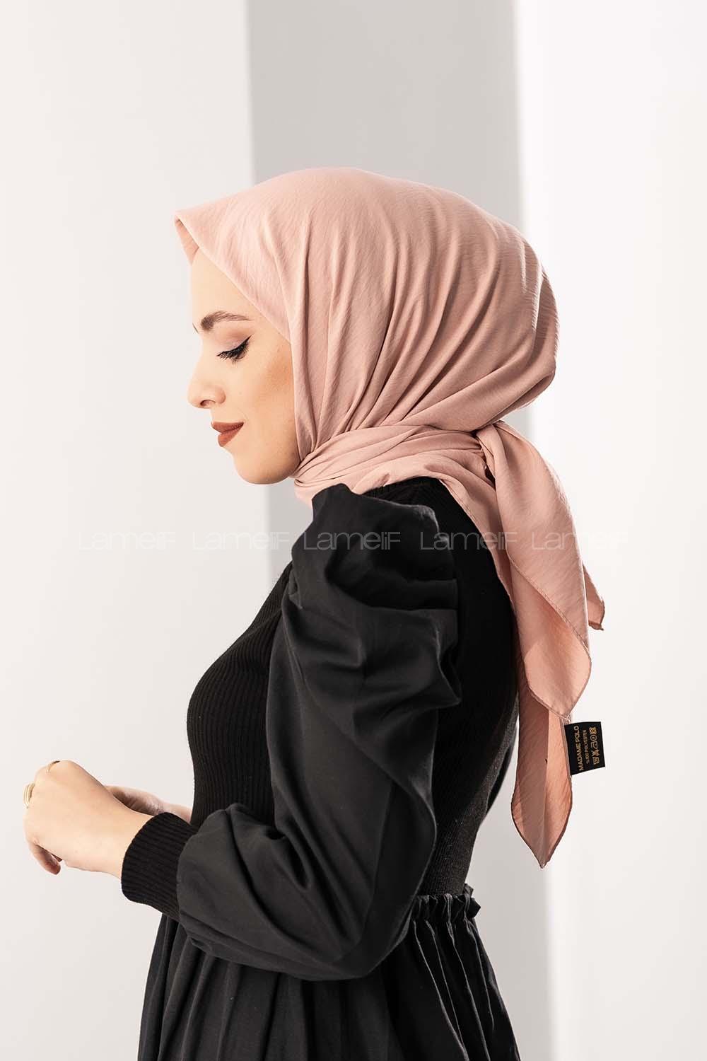 Modalamelif Koton Caz Eşarp Açık Pudra