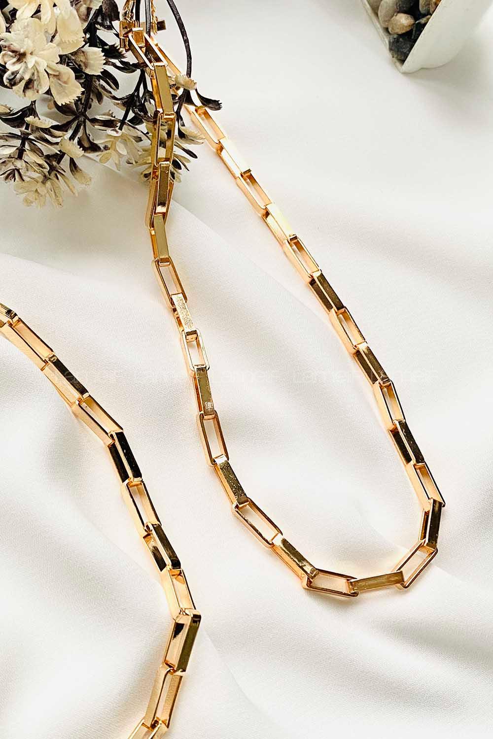 Modalamelif Gold Elenay Zincir Kolye