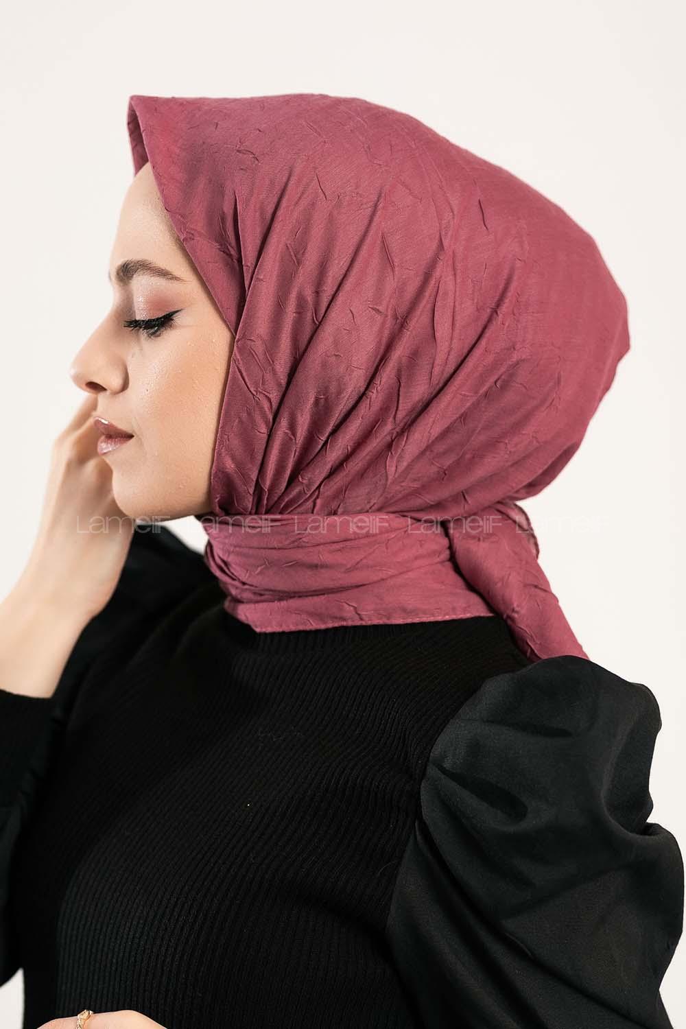 Modalamelif Bambu Eşarp Gül Kurusu