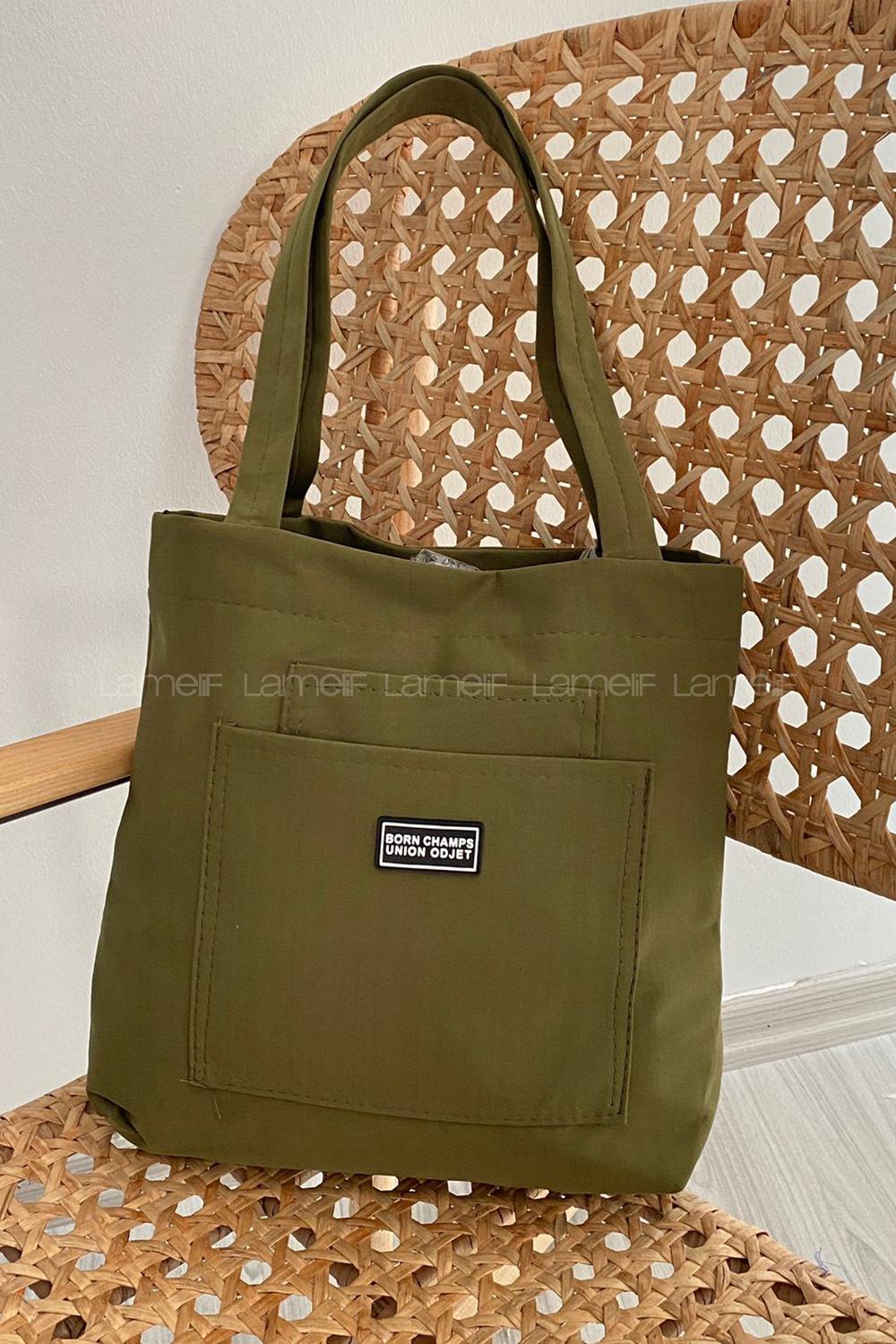 Lamelif Üç Gözlü Anton Çanta Haki