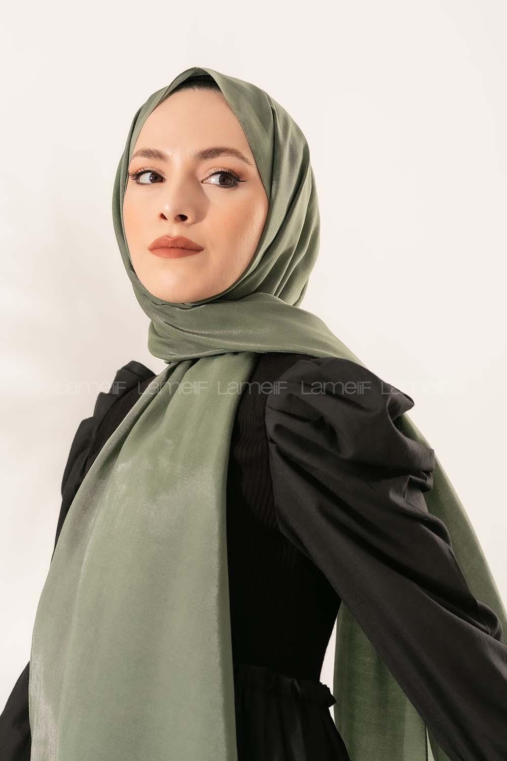 Modalamelif  Haki Su Yeşili    Modal Şal