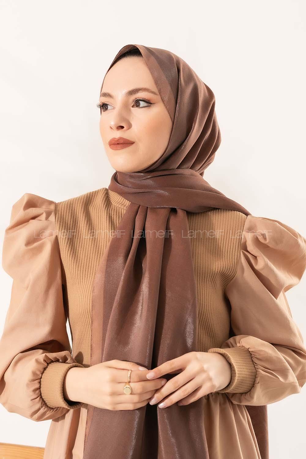 Modalamelif Kahve Sütlü Kahve Modal Şal