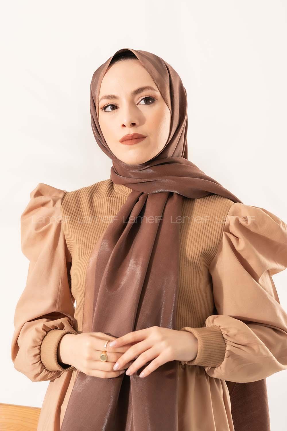 Modalamelif Kahve Sütlü Kahve Modal Şal