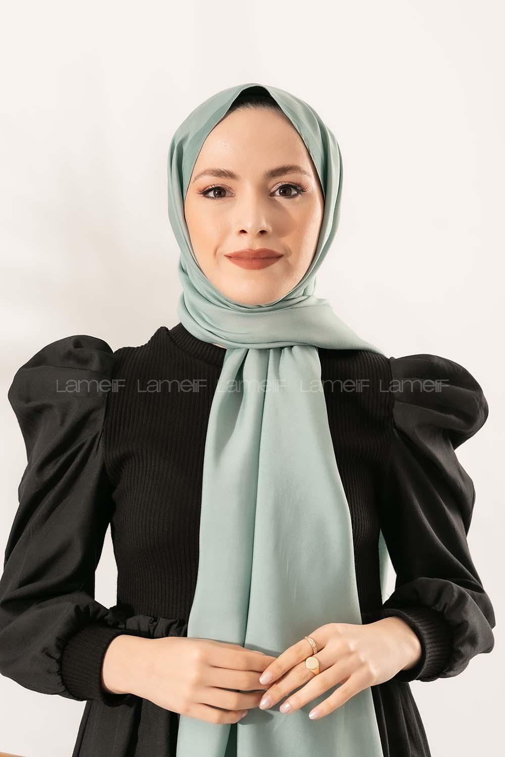 Modalamelif  Pastel Yeşil Turkuaz Yeşil    Modal Şal