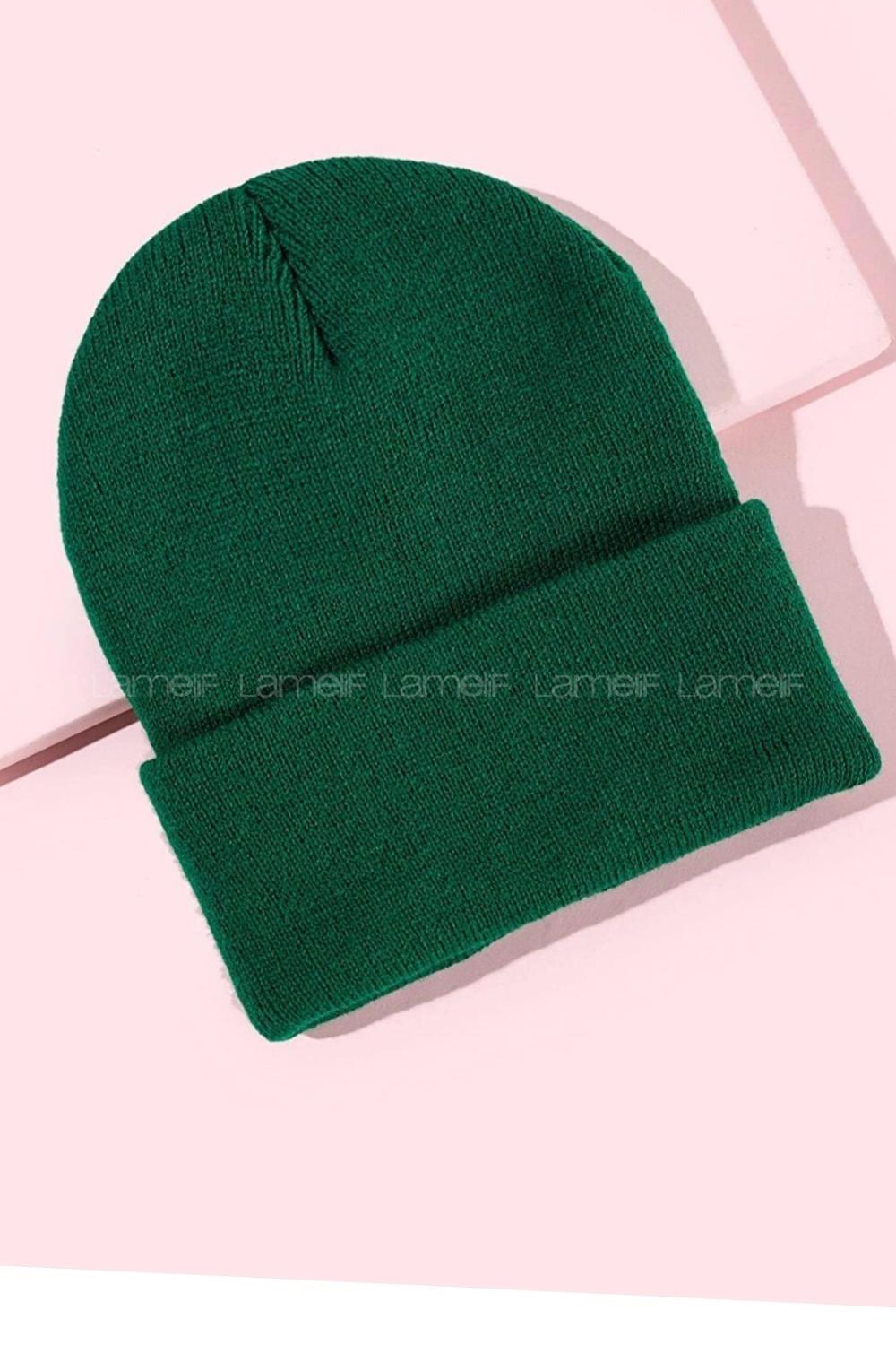 Modalamelif Basic Yeşil Şapka