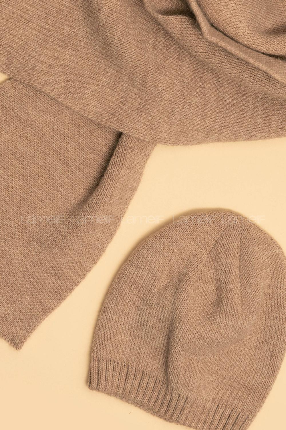 Modalamelif İkili Lüks Takım Sütlü Kahve Bere