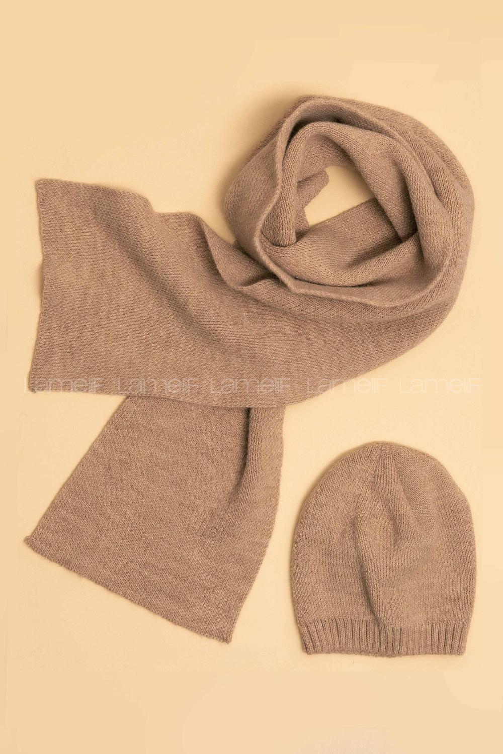 Modalamelif İkili Lüks Takım Sütlü Kahve Bere