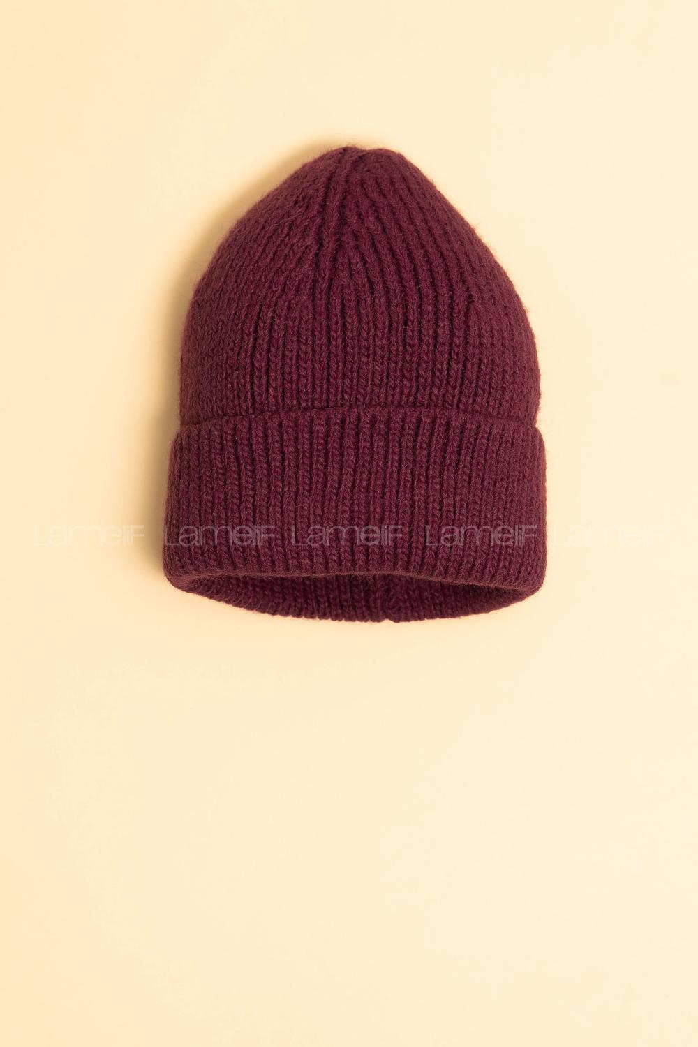 Modalamelif Lüx Fitilli Katlamalı Mor Bere